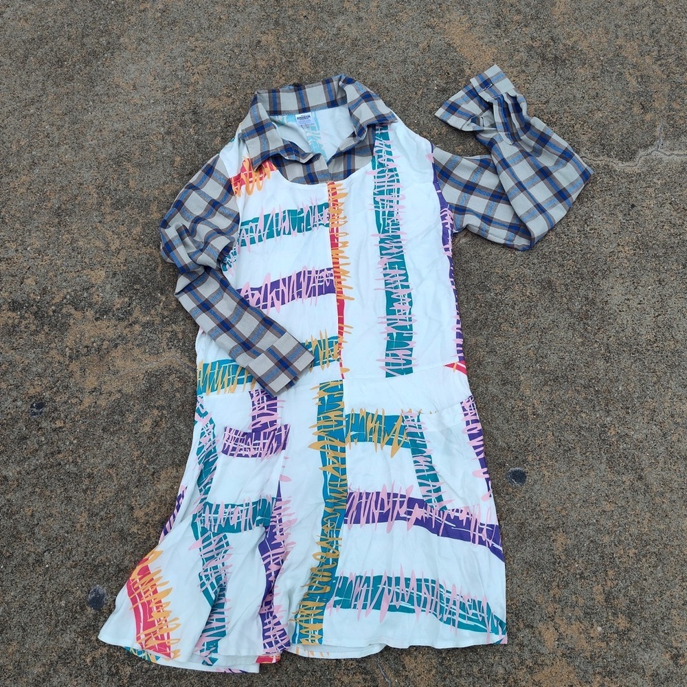 Stranger Things Plaid and Graphic Shirt